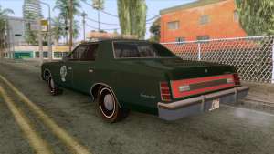 Ford LTD Custom 500 DNREC 1975 для GTA San Andreas - вид сзади