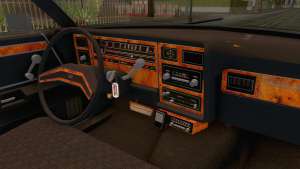 Ford LTD Custom 500 DNREC 1975 для GTA San Andreas - вид изнутри