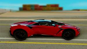 W Motors Fenyr SuperSport для GTA San Andreas - вид сбоку