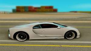 Bugatti Chiron для GTA San Andreas - вид сбоку