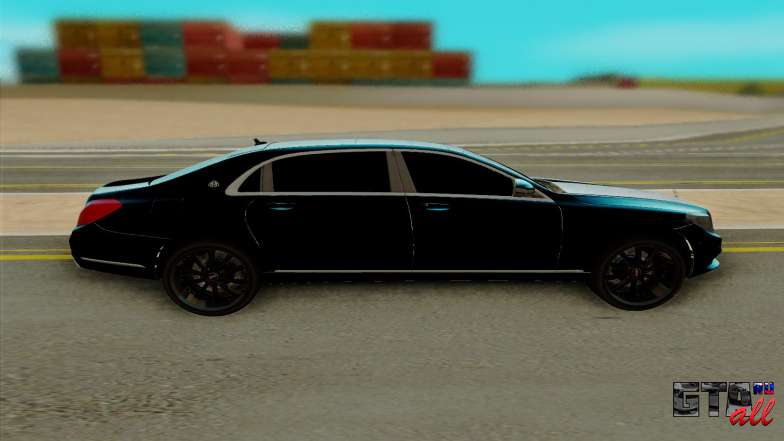 Maybach S400 для GTA San Andreas - вид сбоку