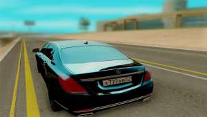 Maybach S400 для GTA San Andreas - вид сзади