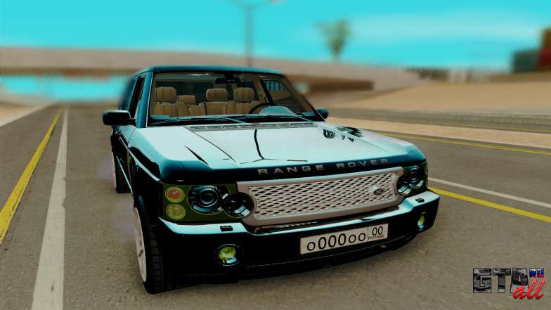 Land Rover Range Rover Supercharged для GTA San Andreas - вид спереди