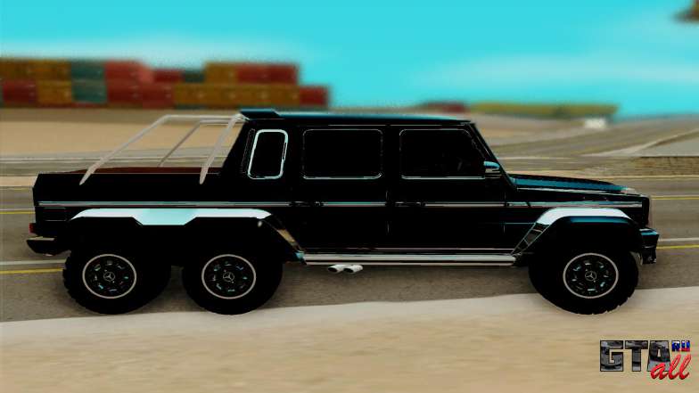 Mersedes Benz G65 6x6 для GTA San Andreas - вид сбоку