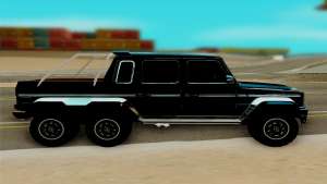 Mersedes Benz G65 6x6 для GTA San Andreas - вид сбоку