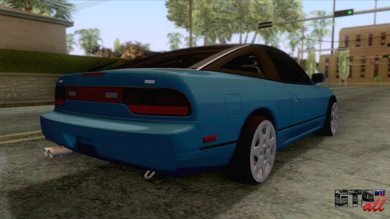 Nissan 240SX Stock FM7 для GTA San Andreas - вид сзади