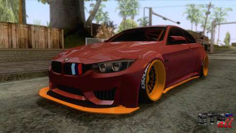 BMW M4 F82 GTS LB Performance 2015 для GTA San Andreas - вид спереди