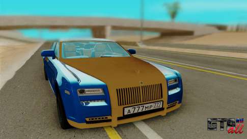 Rolls Roys Ghost для GTA San Andreas - вид спереди