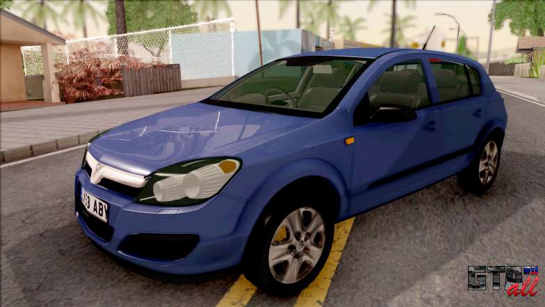 Vauxhall Astra H для GTA San Andreas - вид спереди