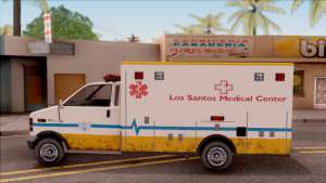 Brute Ambulance GTA V для GTA San Andreas - вид сбоку