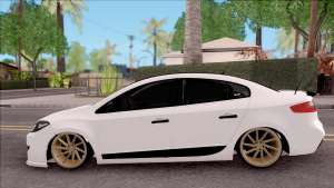 Renault Fluence l Ogznnaltnn для GTA San Andreas -для GTA San Andreas - вид сбоку