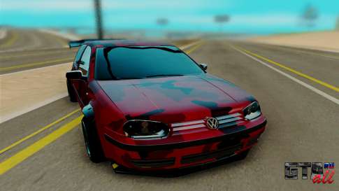 Volkswagen Golf IV для GTA San Andreas - вид спереди