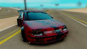 Volkswagen Golf IV для GTA San Andreas - вид спереди