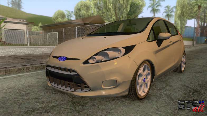 Ford Fiesta Trend для GTA San Andreas - вид спереди