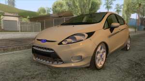 Ford Fiesta Trend для GTA San Andreas - вид спереди