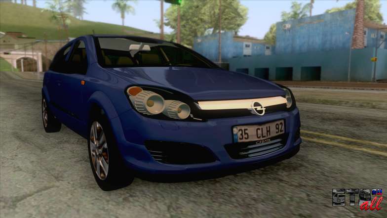 Opel Astra H для GTA San Andreas - вид спереди