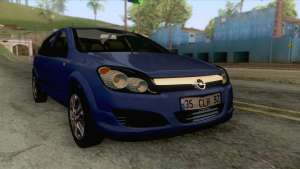 Opel Astra H для GTA San Andreas - вид спереди