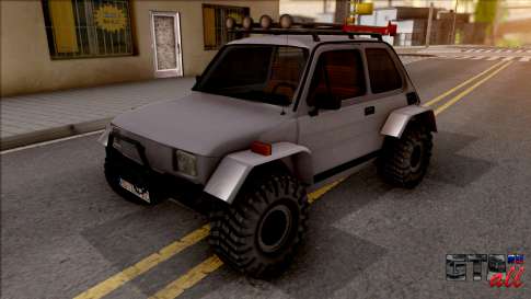 Fiat 126p Buggy для GTA San Andreas - вид спереди