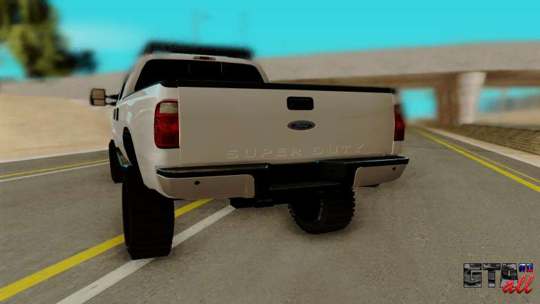 Ford F150 для GTA San Andreas - вид сзади