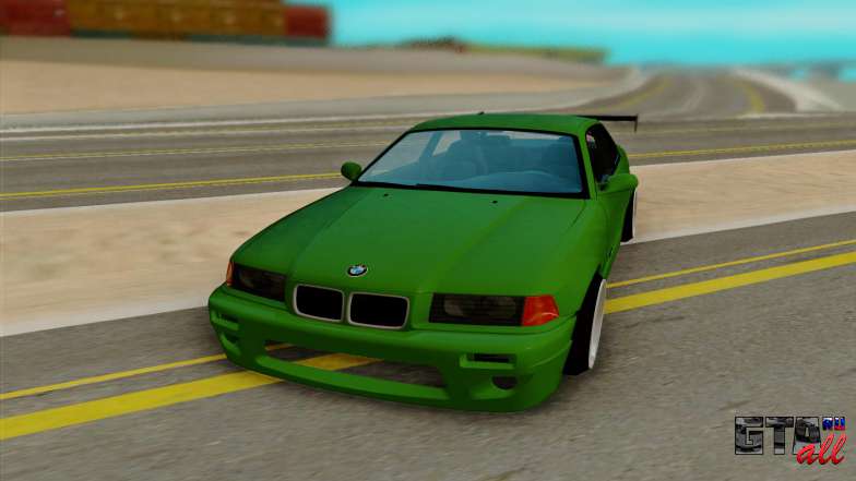 BMW E36 Coupe для GTA San Andreas - вид спереди