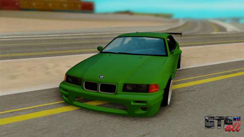 BMW E36 Coupe для GTA San Andreas - вид спереди