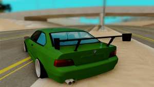 BMW E36 Coupe для GTA San Andreas - вид сзади