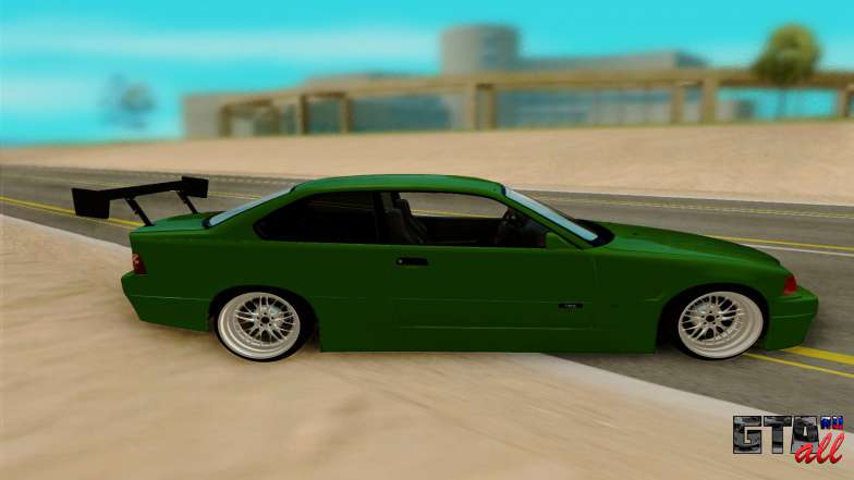 BMW E36 Coupe для GTA San Andreas - вид сбоку