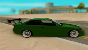 BMW E36 Coupe для GTA San Andreas - вид сбоку