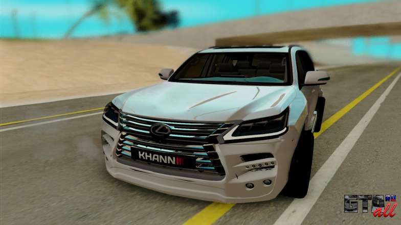 Lexus Lx570 KHAN III для GTA San Andreas - вид спереди