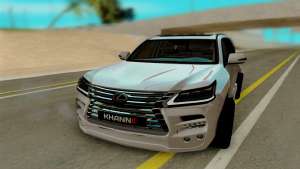 Lexus Lx570 KHAN III для GTA San Andreas - вид спереди