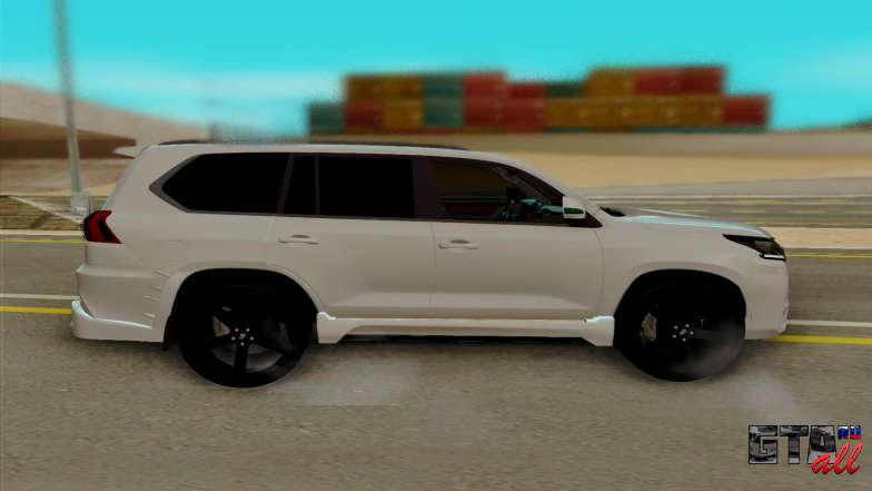 Lexus Lx570 KHAN III для GTA San Andreas - вид сбоку