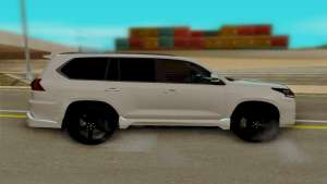 Lexus Lx570 KHAN III для GTA San Andreas - вид сбоку