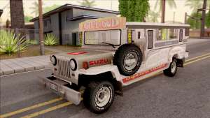 Jeepney Burrito v2 для GTA San Andreas - вид спереди