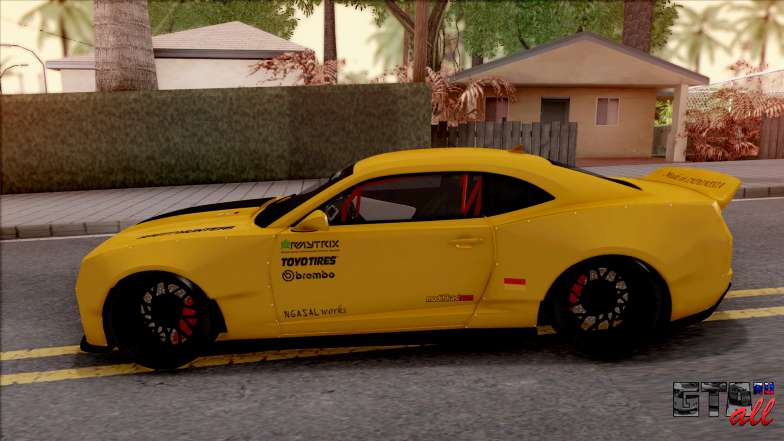 Chevrolet Camaro ZL1 Ngasal Works Kit для GTA San Andreas - вид сбоку