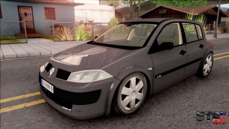 Renault Megane Authentique для GTA San Andreas - вид спереди