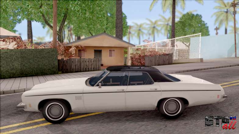 Oldsmobile Delta 88 1973 IVF для GTA San Andreas - вид сбоку