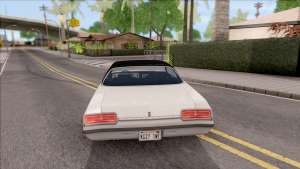 Oldsmobile Delta 88 1973 IVF для GTA San Andreas - вид сзади