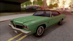 Oldsmobile Delta 88 1973 HQLM для GTA San Andreas - вид спереди