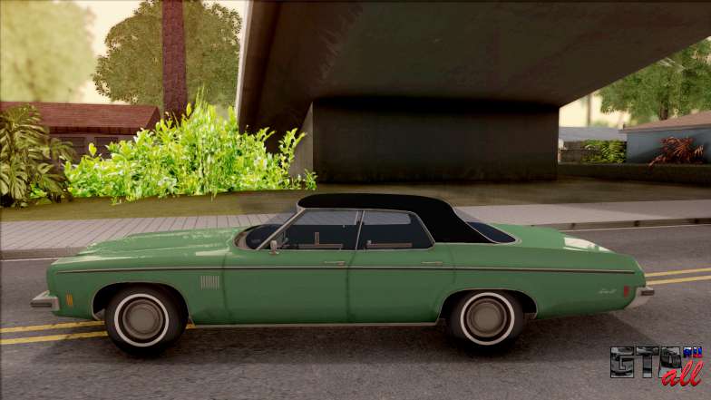 Oldsmobile Delta 88 1973 HQLM для GTA San Andreas - вид сбоку