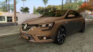 Renault Megane 4 Sedan 2017 для GTA San Andreas - вид спереди