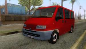 Fiat Ducato Mk2 1999 для GTA San Andreas - вид спереди