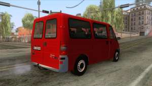 Fiat Ducato Mk2 1999 для GTA San Andreas - вид сзади