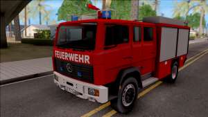 Mercedes-Benz 1222 LF 16/12 Feuerwehr для GTA San Andreas - вид спереди