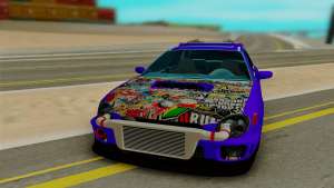 Subaru Impreza WRX для GTA San Andreas - вид спереди