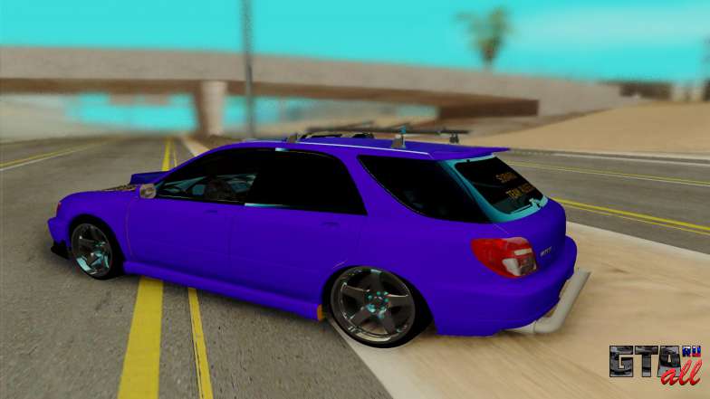 Subaru Impreza WRX для GTA San Andreas - вид сбоку