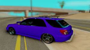 Subaru Impreza WRX для GTA San Andreas - вид сбоку