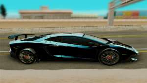 Lamborghini Aventador SV 2015 ля GTA San Andreas - вид сбоку