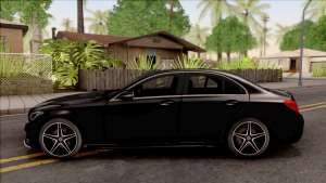 Mercedes-Benz C250 AMG Line v2 для GTA San Andreas - вид сбоку