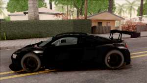 Audi R8 LMS для GTA San Andreas - вид сбоку