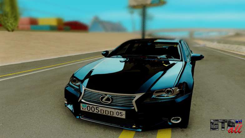 Lexus GS350 F Sport для GTA San Andreas - вид спереди